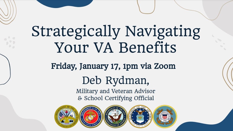 Cover slide of VA benefits orientation session fall 2025